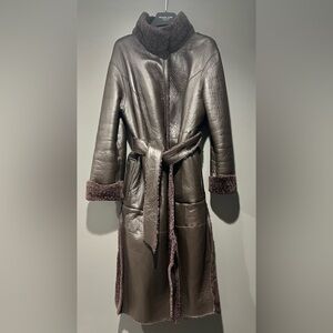 Michael Kors Collection Reversible Shearling Coat
